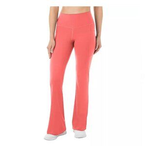 Member's Mark‎ Women's Everyday 4 Way Stretch High Rise Flare Yoga Pant Coral